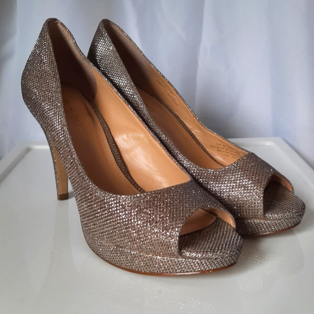 Enzo sparkle high heels